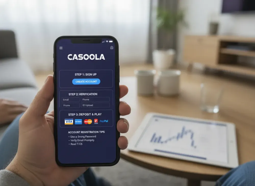 Casoola sign up steps and account registration tips