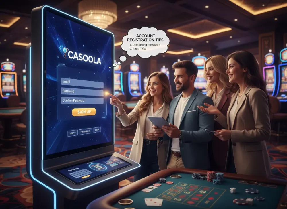 Casoola sign up steps and account registration tips